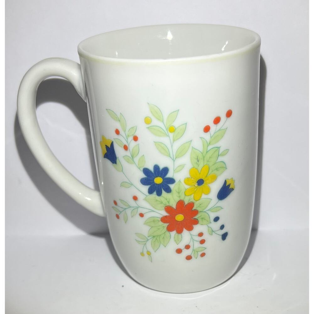 Cute floral coffee mug